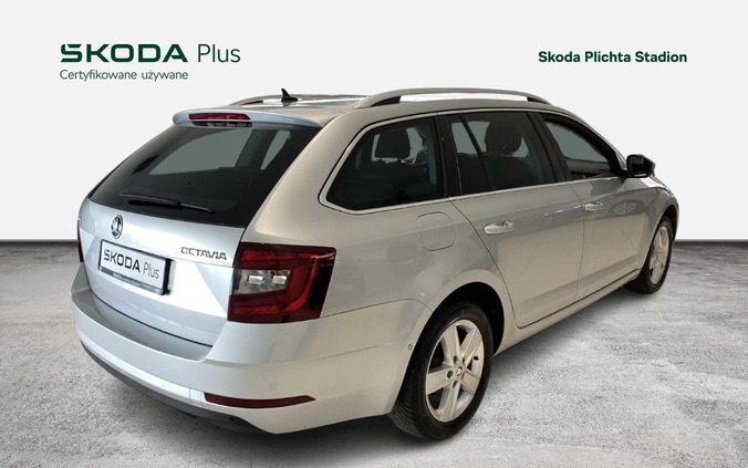 Skoda Octavia cena 65900 przebieg: 123883, rok produkcji 2019 z Jastrowie małe 407